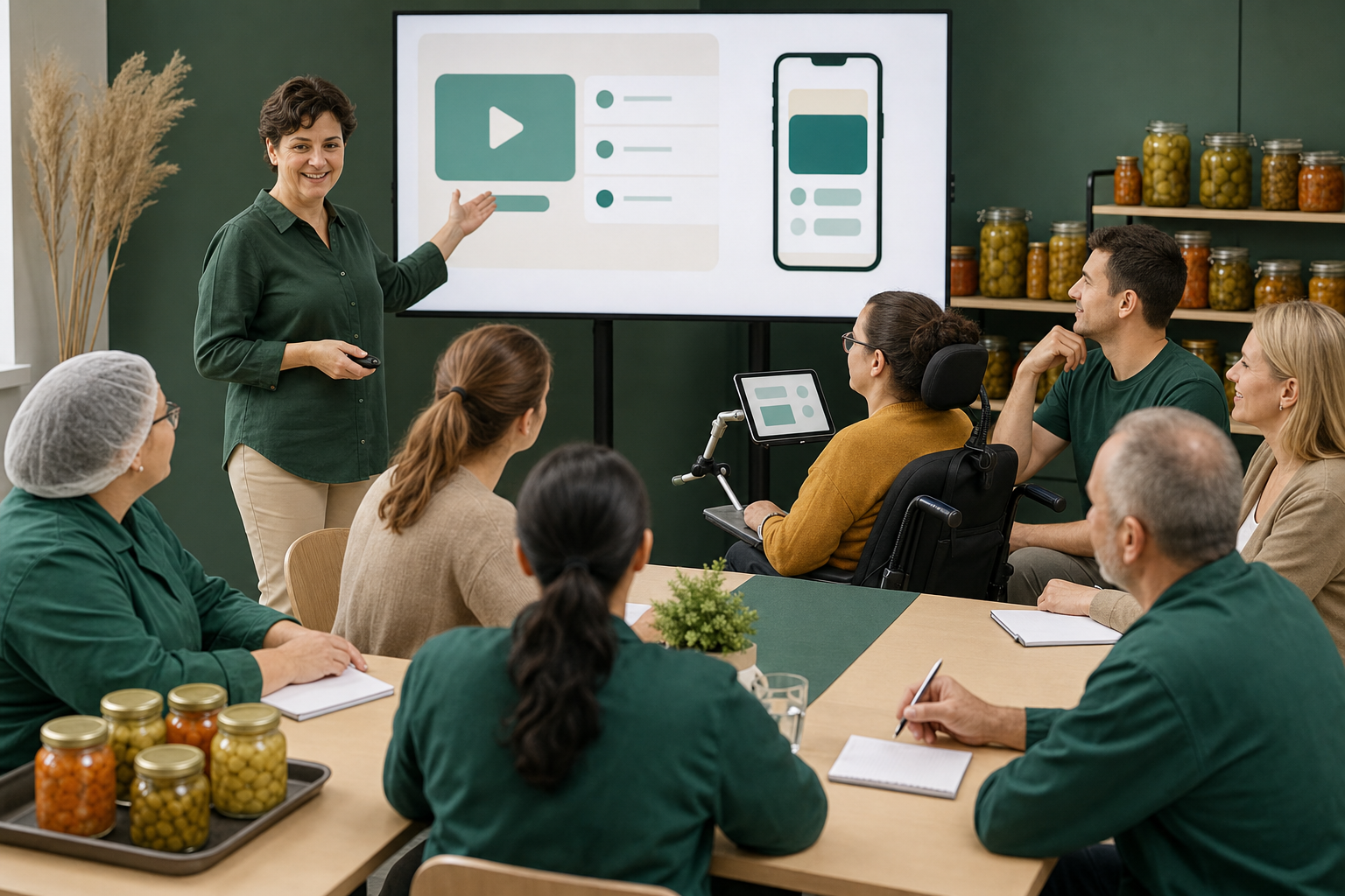 Oktatási modul bemutatása egy akadálymentes szakmai workshopon